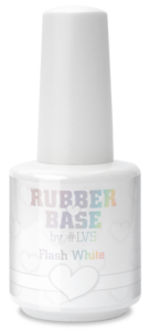 LVS Rubber Base Flash White 15ml 1